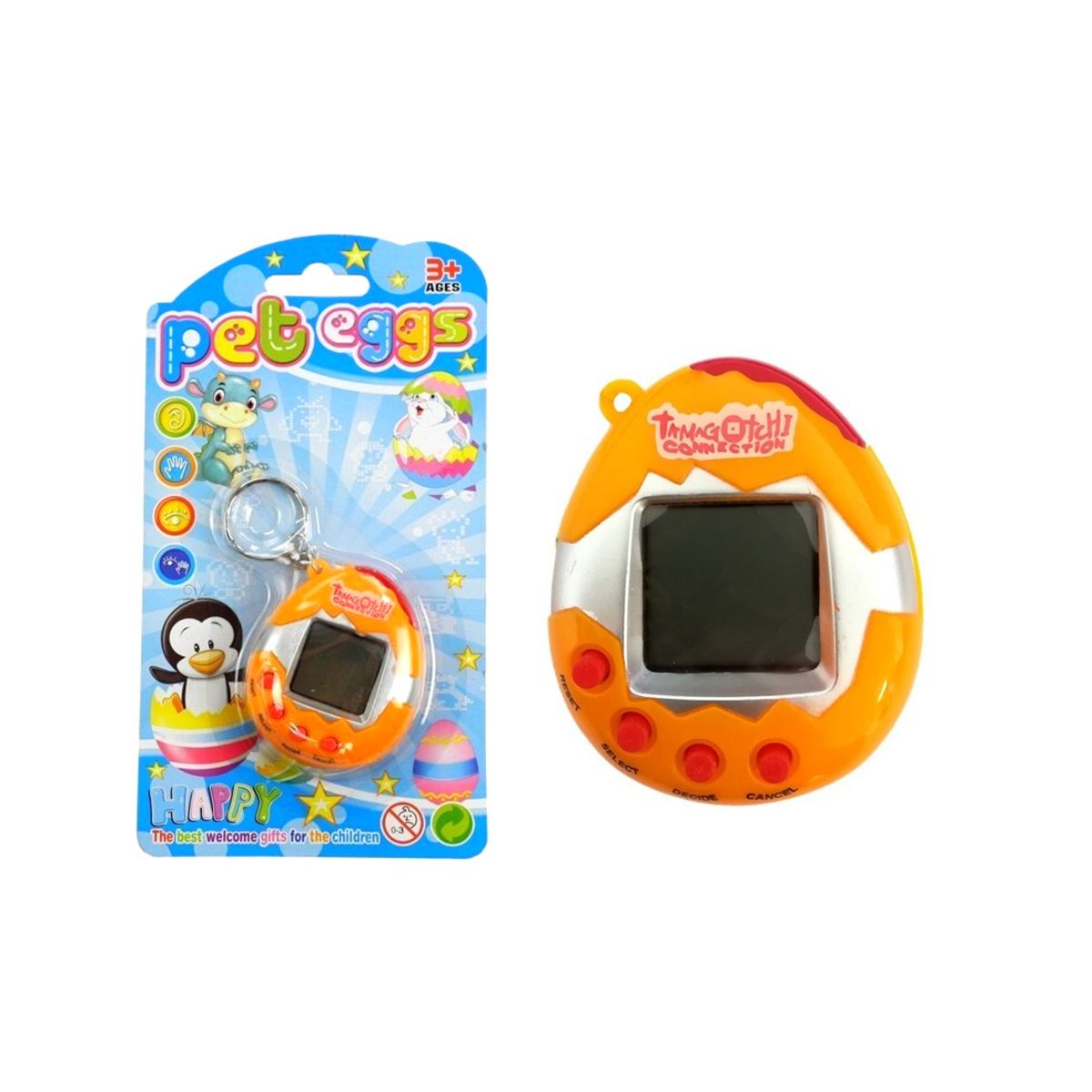 Gra elektroniczna Lean Tamagotchi pomarańczowe (12682)