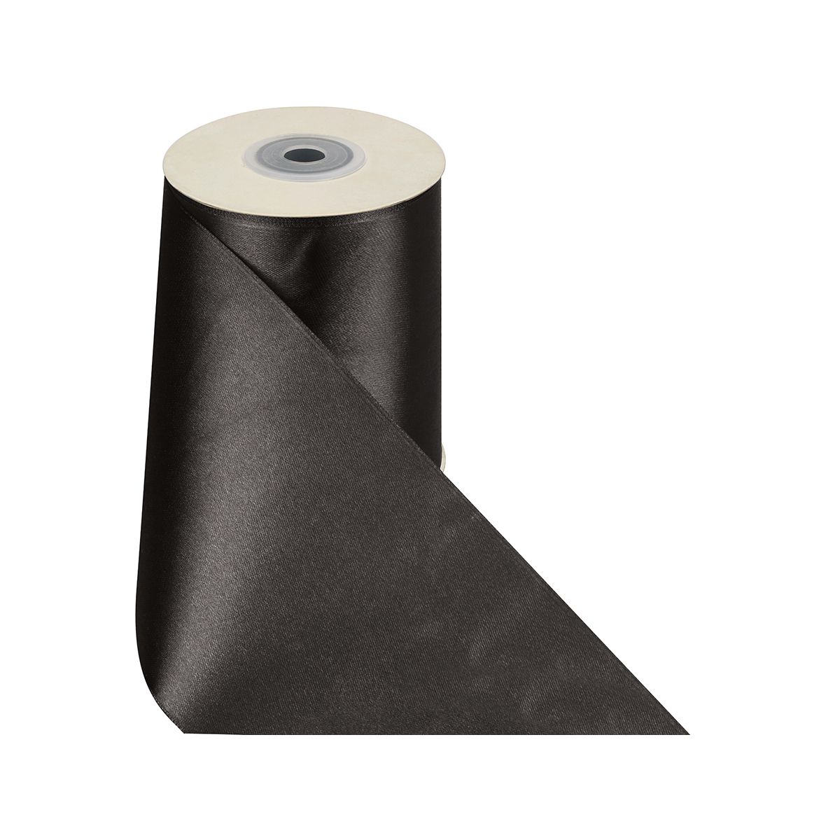 Wstążka Titanum Craft-Fun Series satynowa 100x25 [mm x m] czarny (100MM/25M 010)