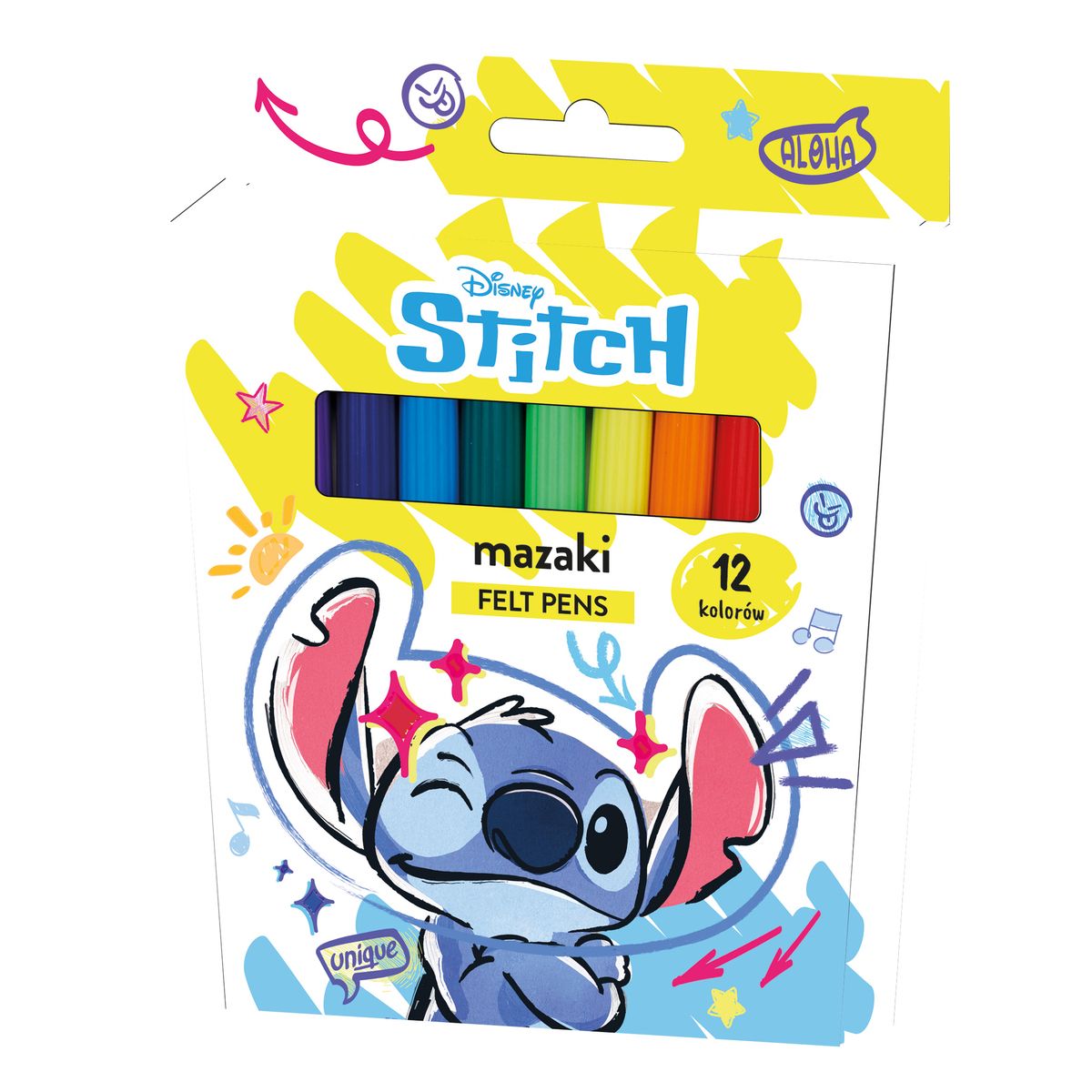 Flamaster Beniamin Stitch 12 kol. (0897)