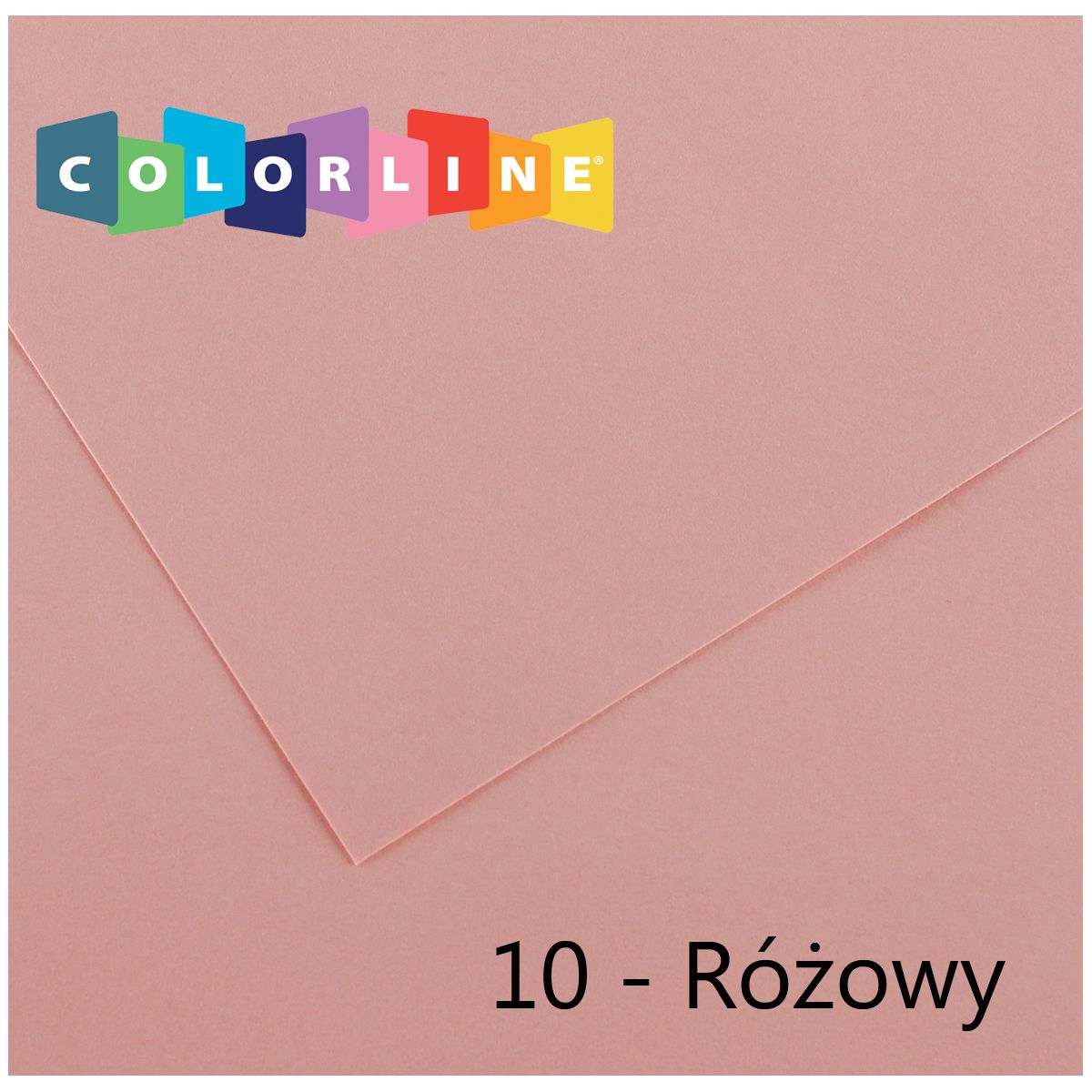 Brystol Canson Colorline 10 różowy 150g 10k [mm:] 500x650 (200041386)