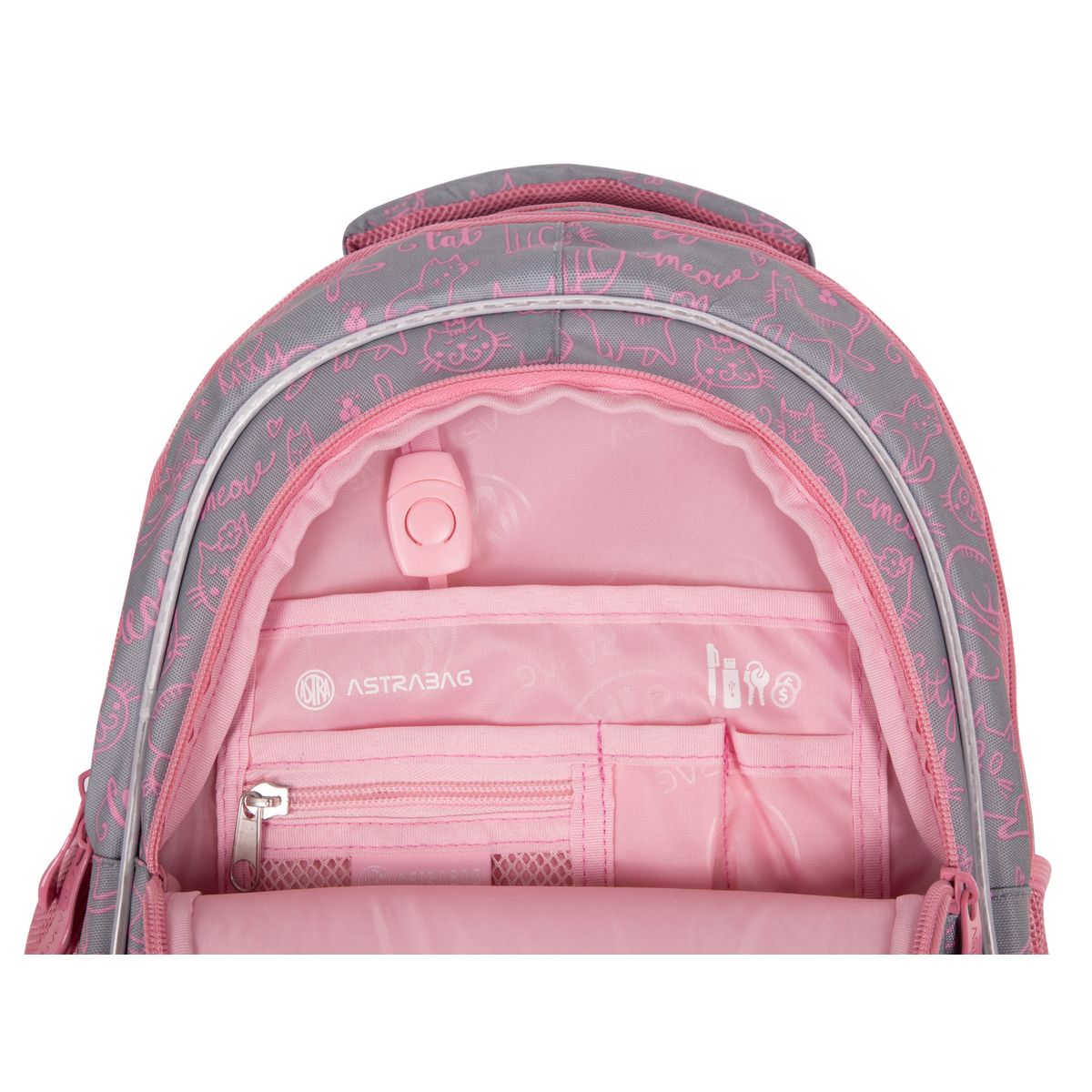 Plecak Astra Astrabag Pinky Kitty (502022139)