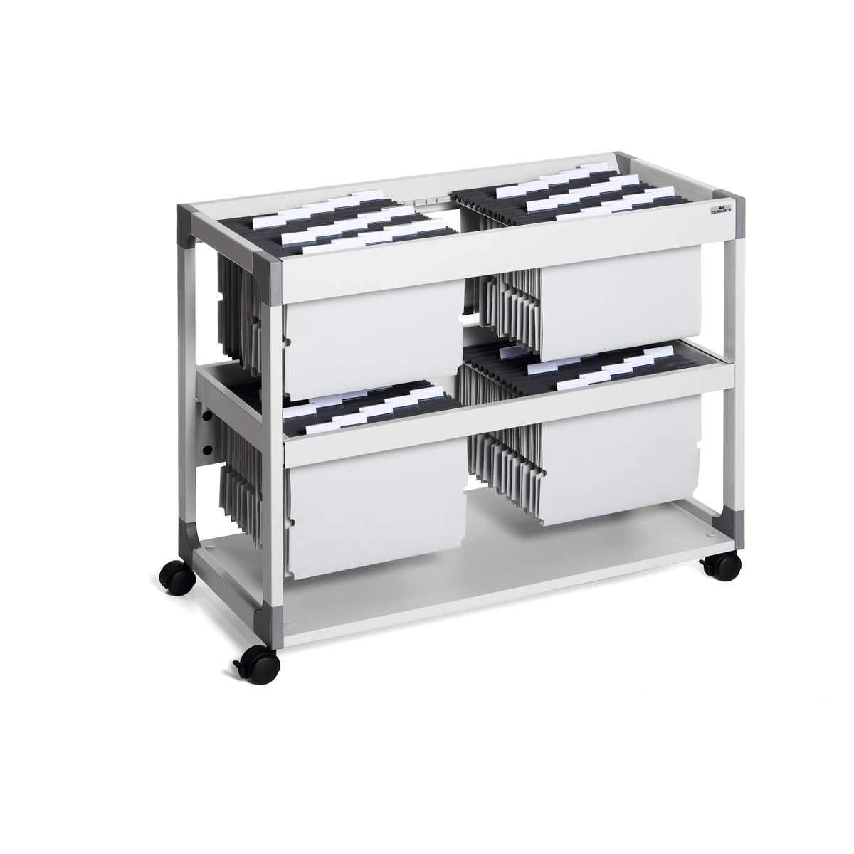 Pojemnik z szufladami szary 4 szuflad Durable (379210)