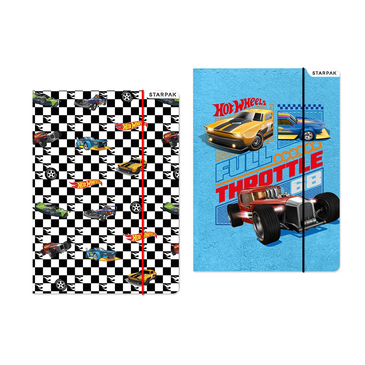 Teczka kartonowa na gumkę Hot Wheels A4 mix Starpak (553851)