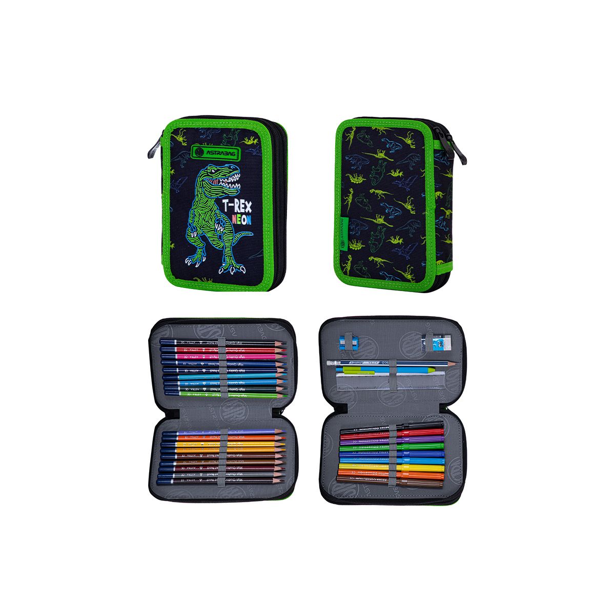 Piórnik Astra Astrabag T-Rex Neon (503023019)