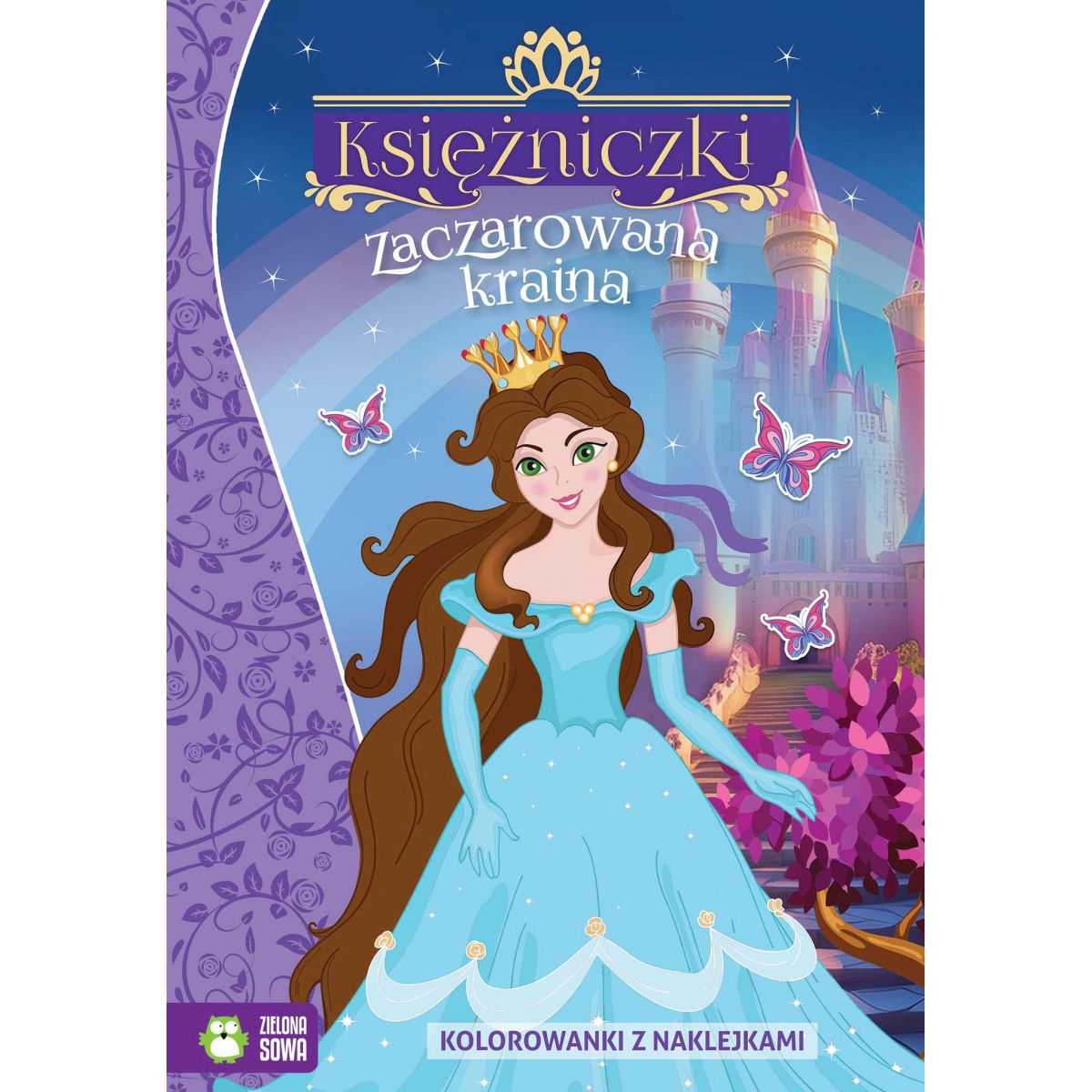 Książeczka edukacyjna Zielona Sowa Zaczarowana kraina
