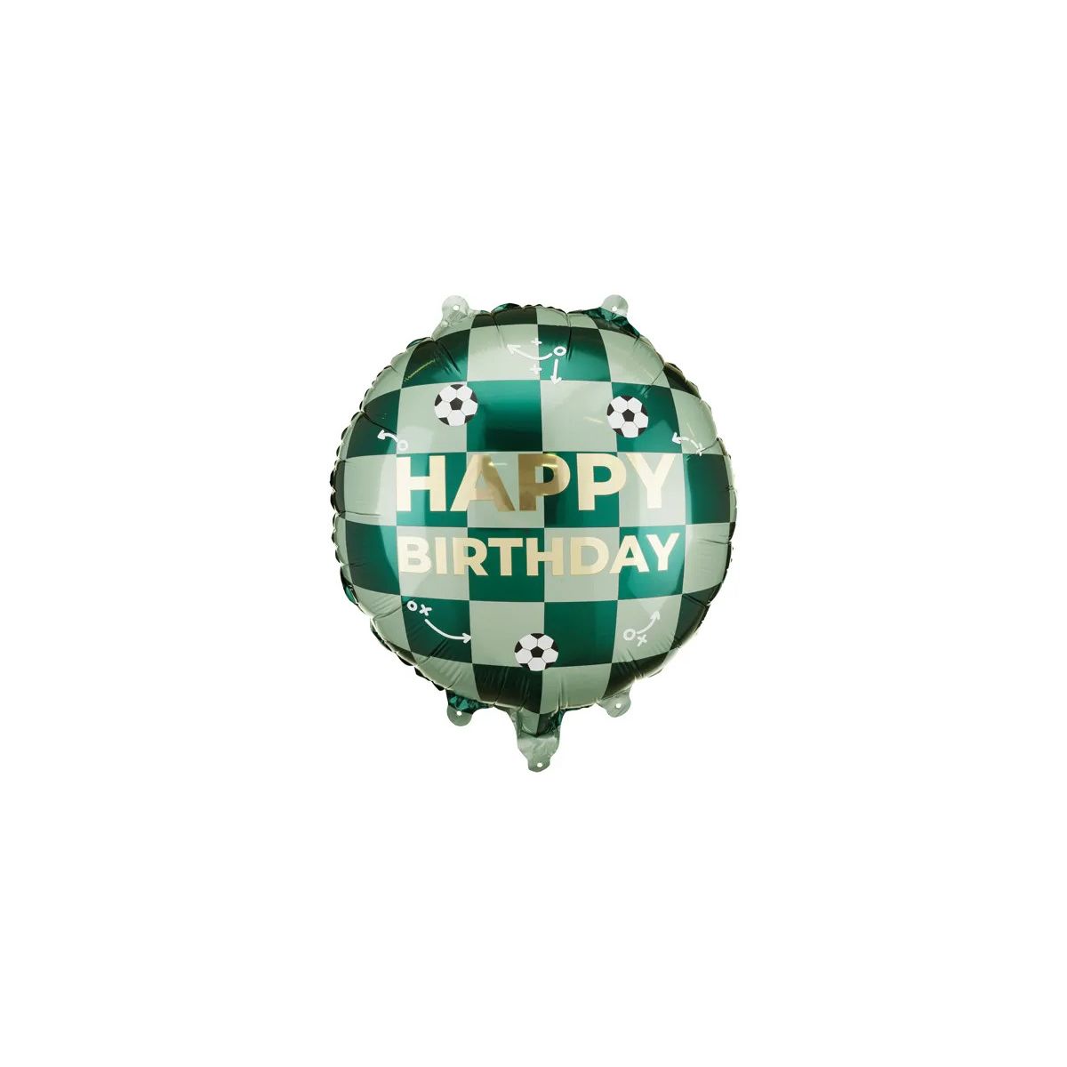 Balon foliowy Happy Birthday piłki 18cal Partydeco (FB296)
