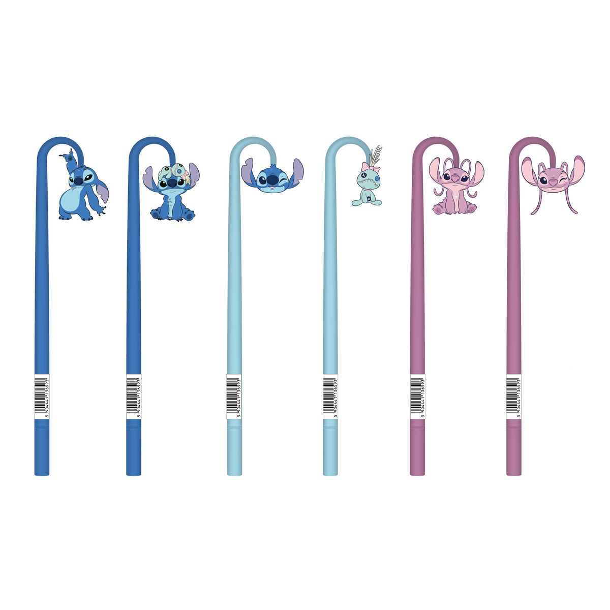 Długopis Beniamin Stitch silikonowy niebieski 0,5mm