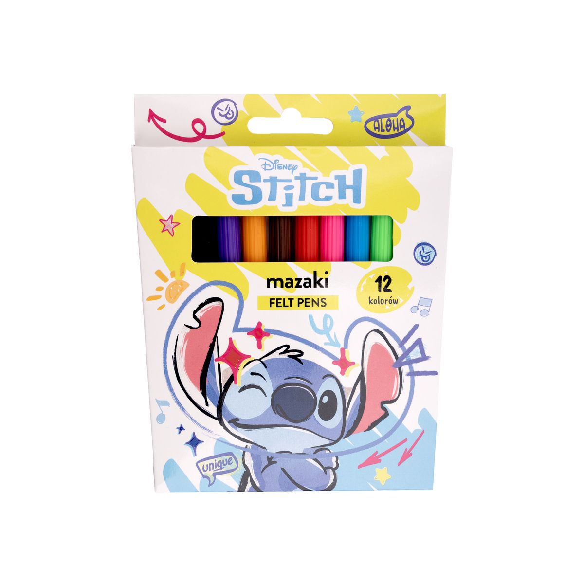 Flamaster Beniamin Stitch 12 kol. (0897)