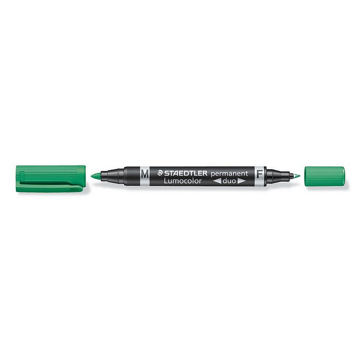 Marker permanentny Staedtler Lumocolor Duo zielony (S 348-5)