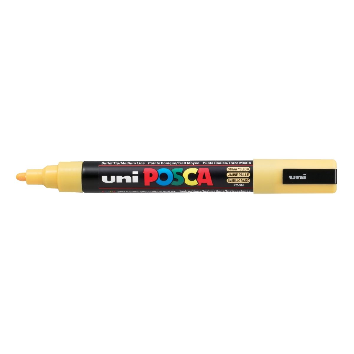 Marker specjalistyczny Uni Posca, żółty ciemny 1,8-2,5mm okrągła końcówka (PC-5M)