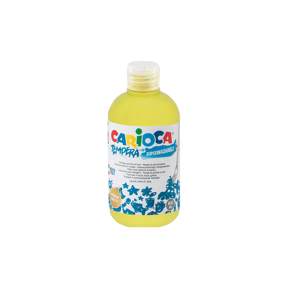 Farba tempera Carioca kolor: cytrynowy 500ml 1 kolor. (170-2713)