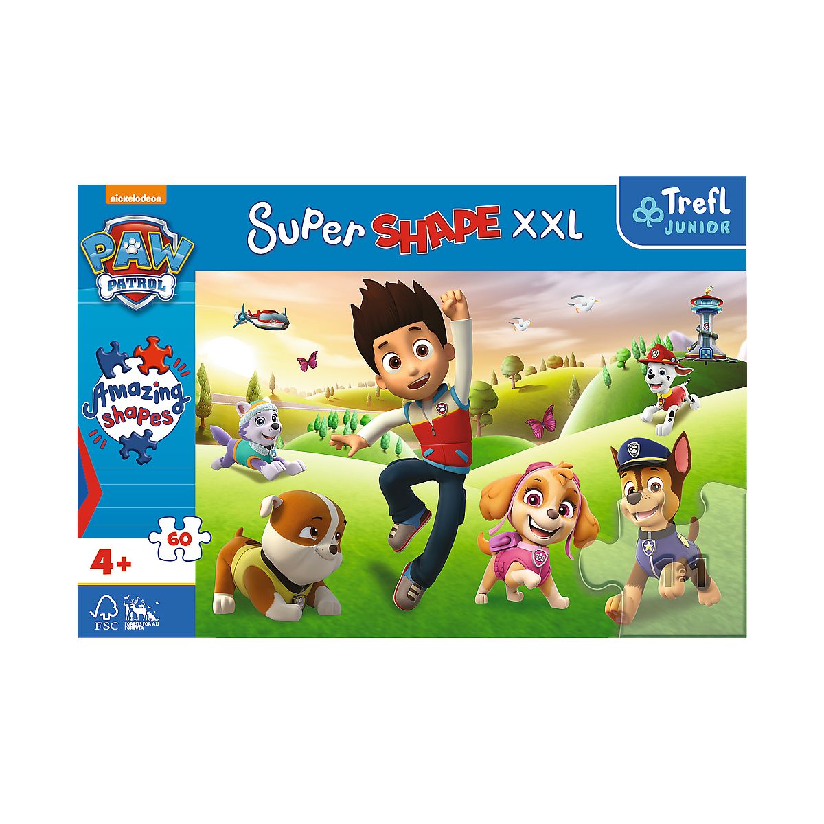 Puzzle Trefl Paw Patrol XXL Uśmiechnięte pieski 60 el. (50009)