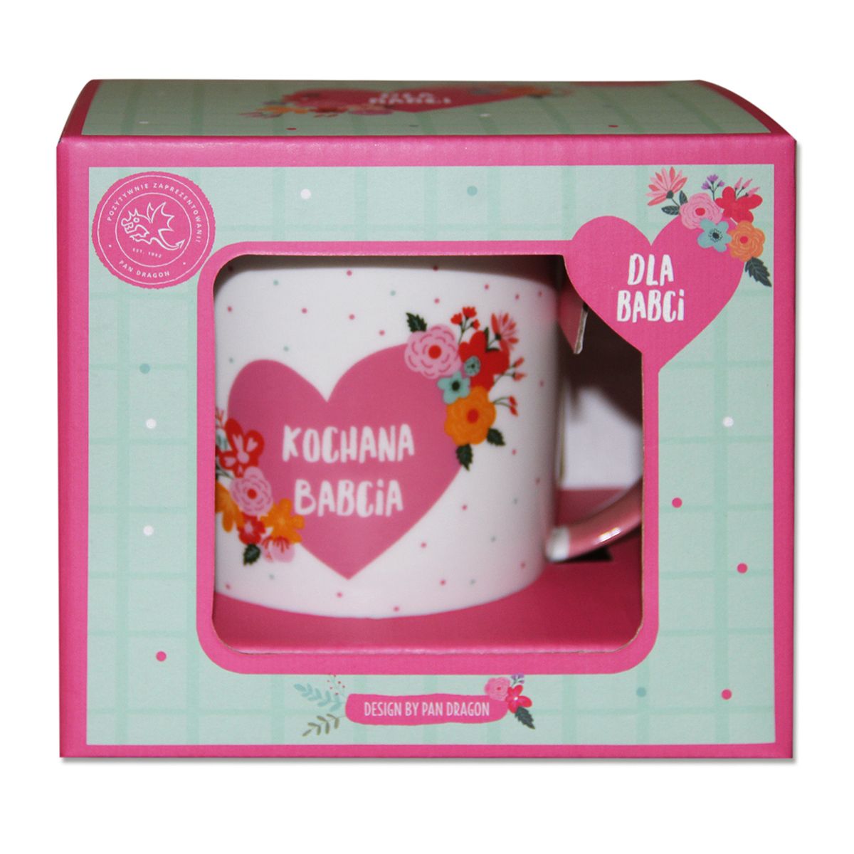 Kubek wielokrotnego użytku Pan Dragon kochana Babcia 2 (5901854971438)
