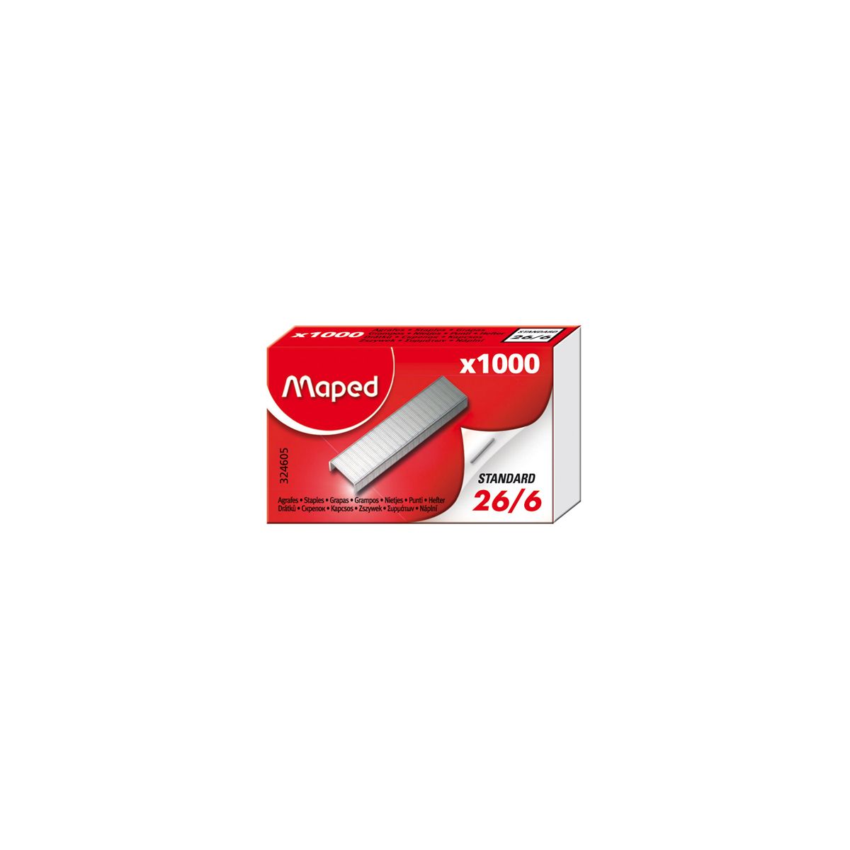 Zszywki 26/6 Maped zszywki 1000 szt (324605)