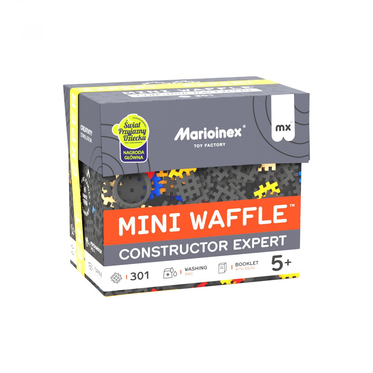 Klocki konstrukcyjne Marioinex Mini Waffle 301 elementów konstruktor expert