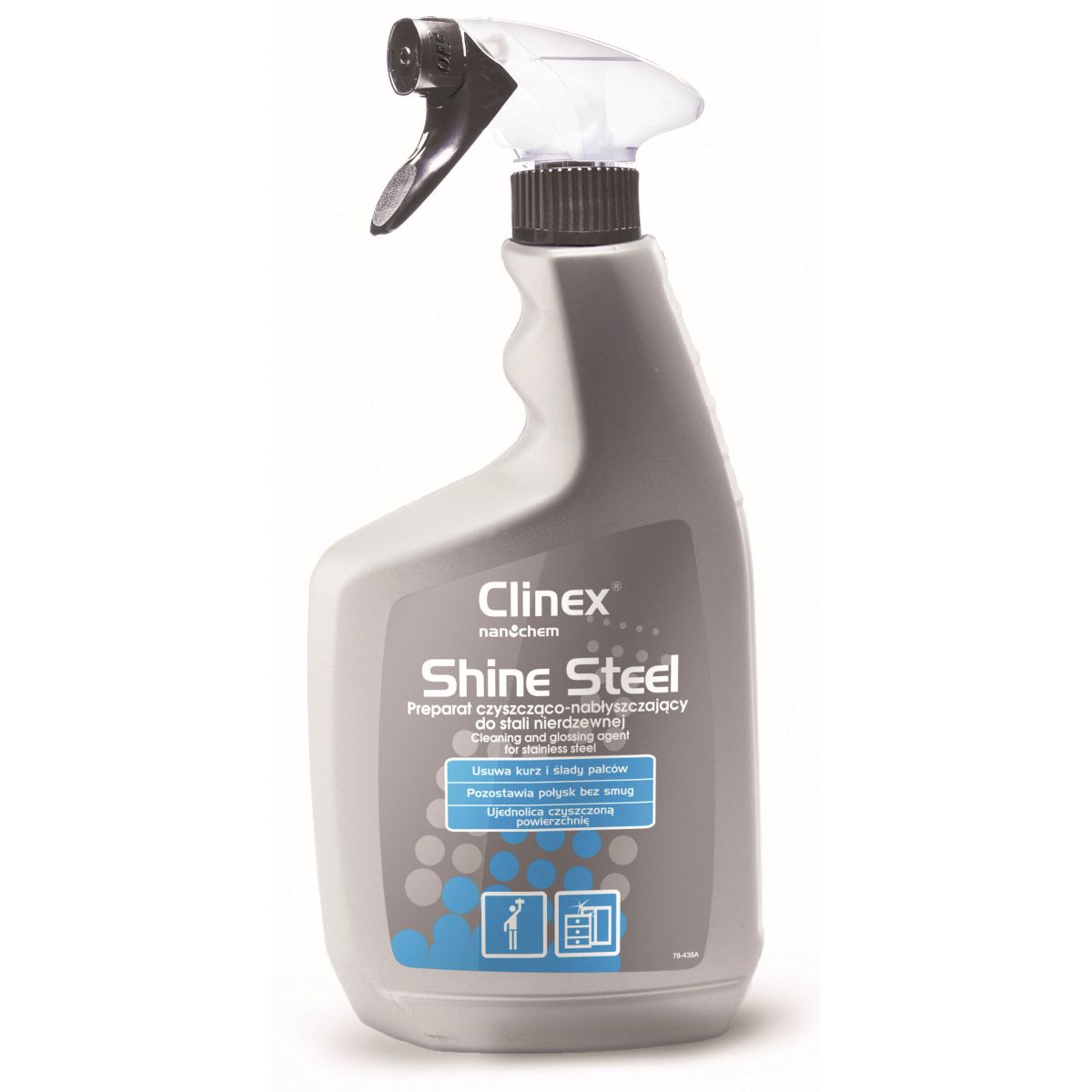 Środki czystości Clinex Shine Steel 1000ml (CL77628)