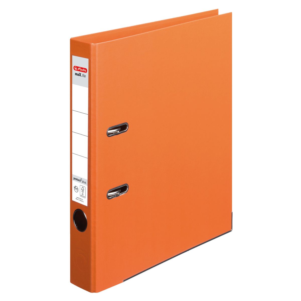 Segregator dźwigniowy Herlitz Q. file Standard 0011178977 A4 50mm pomarańczowy (300003103)