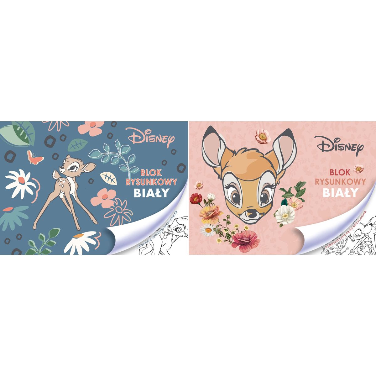 Blok rysunkowy Beniamin Bambi A4 biały 80g 20k [mm:] 296x210