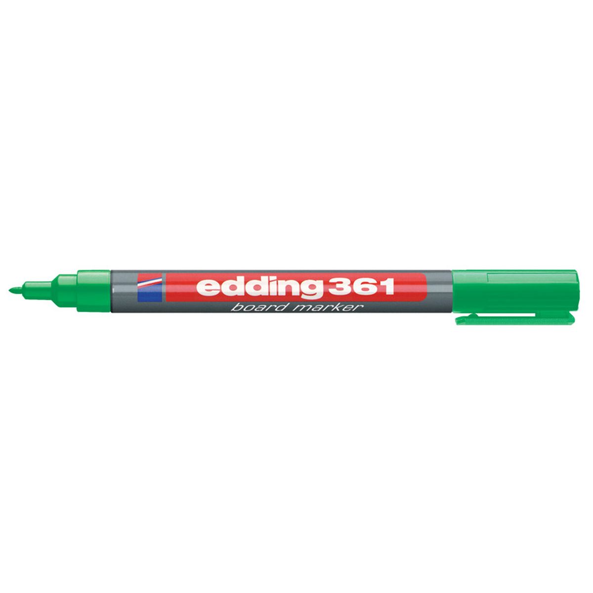 Marker suchościeralny Edding 361 zielony 1,0mm płaska/szpic końcówka