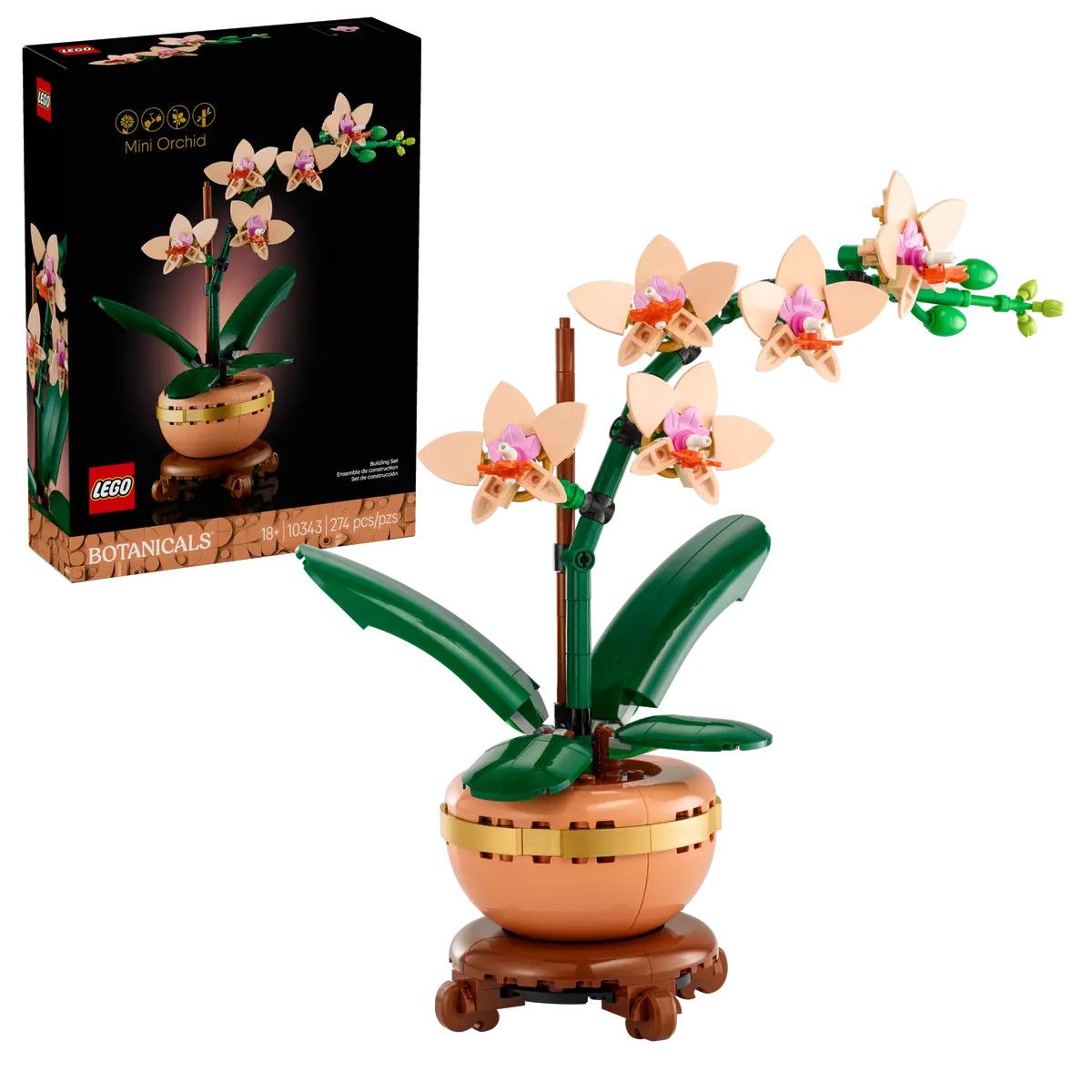 Klocki konstrukcyjne Lego Botanicals Mała orchidea (10343)