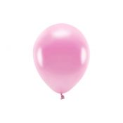 Balon gumowy Partydeco Metalizowane Eco Balloons różowy 260mm (ECO26M-081)