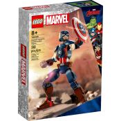 Klocki konstrukcyjne Lego Marvel Figurka Kapitana Ameryki do zbudowania (76258)