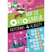 Książeczka edukacyjna Aksjomat Baw się ortografią. Krzyżówki 4-klasisty