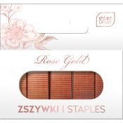 Zszywki 24/6 Interdruk ROSE GOLD 1000 szt (IZSZYWKIRG)