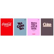 Zeszyt Interdruk HYBRID COCA COLA A5 60k. 70g linia