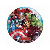 Talerz jednorazowy Godan Avengers papier śr. 200mm 8 szt (93485)