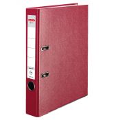 Segregator dźwigniowy Herlitz Q. file Standard 0011167491 A4 50mm czerwony (300003090)