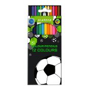 Kredki ołówkowe Starpak Football 12 kol. (553554)