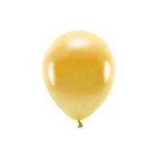 Balon gumowy Partydeco Metalizowane Eco Balloons złoty 260mm (ECO26M-019)