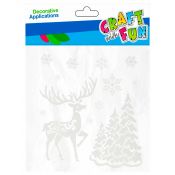Naklejka (nalepka) Craft with Fun NAKLEJKI NA SZYBE- RENIFER (501427)