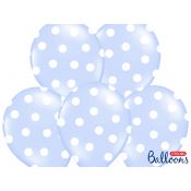 Balon gumowy Partydeco Pastel Baby Blue 50 szt niebieski jasny (SB14P-223-011W)