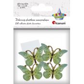 Dekoracja Titanum Craft-Fun Series Motyle plastikowe samoprzylepne (2324012-3)
