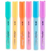 Marker specjalistyczny Happy Color Pastelowe markery akrylowe (MG APL976P5 WP6)