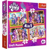 Puzzle Trefl My Little Pony Poznaj kucyki Pony 4w1 el. (34624)