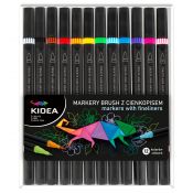 Marker permanentny mix okrągła końcówka Kidea (MBC12KKA)