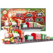 Kolejka Lean christmas train na baterie 430cm (1371)