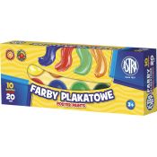 Farby plakatowe Astra kolor: mix 20ml 10 kolor. (301115004)