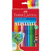 Kredki ołówkowe Faber Castell Jumbo 12 kol. (110912)