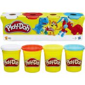 Masa plastyczna dla dzieci Playdoh ZESTAW PODSTAWOWY 4 TUBY Classic color mix (B6508)