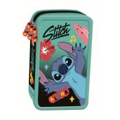 Piórnik St.Majewski STITCH MINT ALOHA POTRÓJNY (z wyposażnieniem)