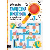 Książka dla dzieci Aksjomat Wesoła tabliczka mnożenia z magiczną lupką, od 7 lat