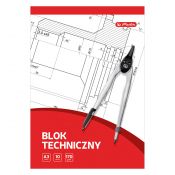 Blok techniczny Herlitz 9583634 A3 biały 10k (400198598)