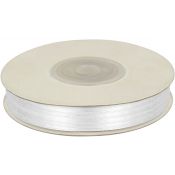 Wstążka Titanum Craft-Fun Series satynowa 3x50 [mm x m] biały (TS3-008)