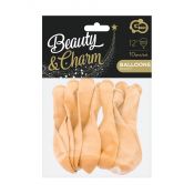 Balon gumowy Godan Beauty&Charm makaronowe łososiowe 10szt. łososiowy 12cal (CB-1KLO)