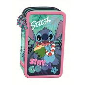 Piórnik St.Majewski STITCH STAY COOL POTRÓJNY (z wyposażnieniem)