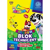 Blok techniczny Artpack ASTRINO A4 mix 170g 10k (106021014)